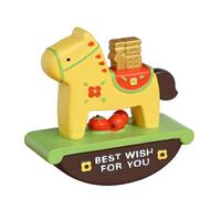 Generico Año Nuevo Chino 2026 Figura De Caballo | Decoración Mascota | Decoración Escritorio Estilizado Caballo Balancín - para Hogar Escritorio Mesa Entrada TV Mesita de noche Adultos
