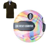Genérico Anotador de puntuación de Golf | Mini reinicio táctil Multicolor 3 cm | Herramientas de Puntuación de Golf | para Guantes, Cinturón, Ropa, Práctica en el Jardín y Competición