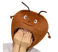 Genérico Ant Hat, Kids Winter Hat, Soft Warm Headwear, Cute Costume Accessory, Stretchable Comfortable Fit, Perfect for Christmas School Play Party Birthday Festival, 30x30cm Brown
