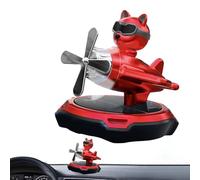 Genérico anteojos Perfume de perros - Ambientador de aire para automóvil solar, ambientadores de aire del automóvil | Difusor de aromaterapia de aviones giratorios para la decoración del tablero de in