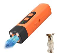 Genérico Anti Bark Tool - Anti Barking Device for Dogs, 2025 New 3-in-1 Bark Deterrent Device with Strobe & LED Flashlight, HD Display, Single Press Operation for S/M/L Dogs (Orange)