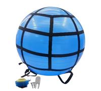Genérico Anti Burst Exercise Ball - Fitness Stability Training Ball, 65cm Size with Air Pump for Balance and Stretching Durable PVC Yoga for Pilates Home Gym and Pregnancy Support Use