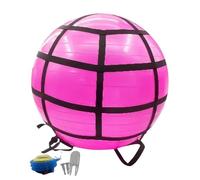 Genérico Anti Burst Exercise Ball - Fitness Stability Training Ball, 65cm Size with Air Pump for Balance and Stretching Durable PVC Yoga for Pilates Home Gym and Pregnancy Support Use