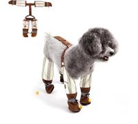 Genérico Anti Dirt Pants for Dogs, Waterproof Dog Boots Rain Boots with Suspender, Anti-Slip Dog Paw Protector Shoes, Adjustable Anti-Slip for Small Medium Large (#1)