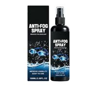 Genérico Anti Fog Spray for Glasses - 100 ml Fast-Acting Safe Defogger for Clear | Lens Spray for Eyeglasses, Diving, Snorkeling, Skiing, Swimming, Outdoor Sports & Work