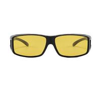 Genérico Anti-Glare Polarized Night Driving Glasses - Night Vision Yellow Lenses | Outdoor Cycling Sunglasses | Unisex Safety Eyewear For Men And Women, HD Nigĥt Vision Goggles