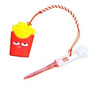 Genérico Anti-Lost Golf tee Hanger, Cartoon Golf tee Ring, ABS Cute Food-Themed Golfer Practice Training Accessory for Men, Fathers, Boyfriends, Mothers, Dads, Beginners, and Professionals, 8.3cm