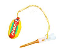 Genérico Anti Lost Golf tee Hanger, Cartoon tee Ring, 56.98x9801 Inches Accessory, Cute Prevents Loss on Course,Food Themed Clip Holder for Golfers Men Women Beginners Pros Practice Training