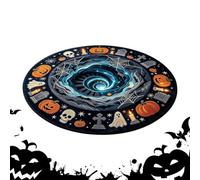 Genérico Anti-Slip Decorative Runner Hole Illusion Rug Visual Hole Design
