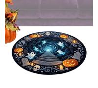 Genérico Anti-Slip Decorative Runner Hole Illusion Rug Visual Hole Design