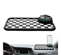 Genérico Anti Slip Mat Dashboard, Rotating Phone Stand Holder, 11 Inches Non-Slip Organizer, Compact Automotive Interior Accessory, Supplies for Truck Gadgets Garage Outdoor Road Trip Camping