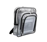 Genérico Anti Static Laptop Backpack - Clear PVC 17 Inch Carry Bag