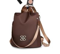 Genérico Anti Theft Backpack Purse - Lightweight Large Casual | Chest Bag Purse for Women | Drinking Water Bottle Commuter Bag, Style, Anti-Theft Zippers, Travel Friendly