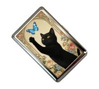 Genérico Anti Theft Metal Case, Metal Business Card Holder, Cash Money Receipt Holder with Secure Design, Men Mother Girlfriend Commuting Travel Accessory, College Office Daily Carry Organizer