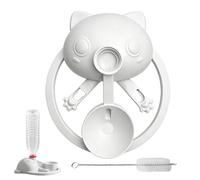 Genérico Anti Tip Cat Water Fountain Stand,Automatic Suction Cup Anti-Slip Base | Automatic Anti-Tipping Pet Supplies | for Cat Dog Other Animals, Living Room Car Ride Park Outing