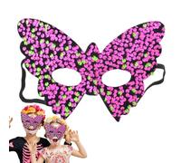 Genérico Antifaz de Mujer,Decoración Brillante De La Mitad - Conjuntos de Máscara al Por Mayor | para Disfraces de Halloween Noche de Carnaval Navidad Circo Festival Cosplay