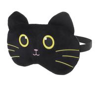 Genérico Antifaz para Dormir Diseño de Gato Negro Antifaz Portátil y Ligero Parche Ojos para Adultos Adecuado para Viajes Uso Doméstico y Siestas Diurnas