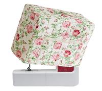 Genérico Antipolvo para Máquina De Coser: Soporte Protector, De Almacenamiento con Estampado De Flores con Asa Bolsillo, Estuche Resistente A Prueba De Polvo | para Los Amantes De Las Manualidade