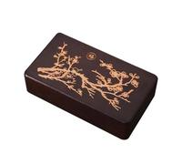 Genérico Antique Trinket Chest - Handcrafted Timber Casket for Kids | Compact Travel Jewelry Holder with Divided Compartments & Polished Brass Hinges for Daughter, Family, Friends and Dresser