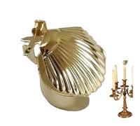 Genérico Apagavelas - de Cono cónico de aleación de latón, Mango Elegante, diseño portátil Compacto, práctico Dispositivo de protección contra | para Sala de Estar Dormitorio arreglo de Velas DEC