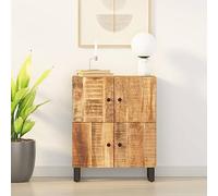 Genérico Aparador con 4 Puertas Madera Maciza de Mango 60x33x75 cm,Armarios y Almacenamiento,Aparadores-352917