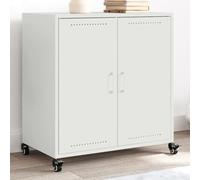 Genérico Aparador de Acero Blanco 68x39x72 cm,Armarios y Almacenamiento,Aparadores-846661