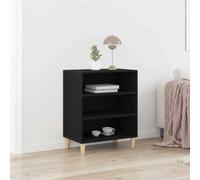 Genérico Aparador Roble Negro 57 x 35 x 70 cm Madera de ingeniería,Armarios y Almacenamiento,Aparadores-862043