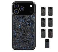 Genérico Apexcarbon Forged Carbon Fiber Phone Case for iPhone, Ultra-Slim All-Inclusive Magnetic Protective Cover, Anti-Scratch, Shockproof, Lightweight (Blue,for iPhone15Pro)