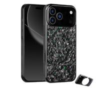 Genérico Apexcarbon Forged Phone Case for iPhone 17 Pro MAX - Ultra-Slim, Anti-Scratch, Shockproof with Magnetic All-Inclusive Protection & Caseless Touch Feel (17promax,Green)