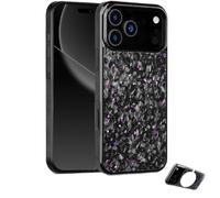 Genérico Apexcarbon Forged Phone Case for iPhone 17 Pro MAX - Ultra-Slim, Anti-Scratch, Shockproof with Magnetic All-Inclusive Protection & Caseless Touch Feel (17air,Purple)