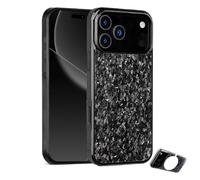 Genérico Apexcarbon Forged Phone Case for iPhone 17 Pro MAX - Ultra-Slim, Anti-Scratch, Shockproof with Magnetic All-Inclusive Protection & Caseless Touch Feel (17,Silver)