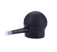 Genérico Aplicador de Fibras Capilares Negro para Engrosar el Cabello Boquilla de Silicona y Plástico Abs, Herramienta Fácil de Usar para Salón de Belleza