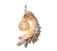 Genérico Apliques de pared, Lámpara de pared pavo, Arte resina estético Retro creativo, restaurante, pasillo, dormitorio, mesita noche, lámpara europea, personalidad preciosa(White)