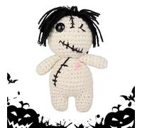 Genérico Apoyo Emocional En Crochet,Muñecos Motivadores Hechos A Mano - Peluches con Tarjeta Motivacional Y Decoración para Mesa De Consuelo