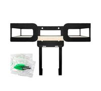 Genérico Appendi Asse Da Stiro - Supporto Ferro, Organizzatore Spazio, Rack Da Parete | Multifunzionale Con Ganci, Porta Asse E Portaferro Per Lavanderia, Bagno, Camera, Casa, Appartamento