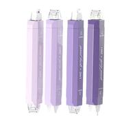 Genérico Applicator - 4 Pieces Easy Correction Tape, Glue Tape Pen Stationery Supply, Mistake Cover Device for Student Son Daughter Women Boys Girls, Youth Teens School Office Use, Multi Color