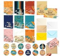 Genérico Appreciation Cards for Coworkers,10 Pieces Work Cards Set for Employee Appreciation | Encouraging Inspirational Stationery with Envelopes Notes for Offices Work Teacher Staff Students Home