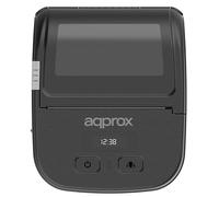 Impresora de tickets approx apppos80portable/ térmica/ ancho papel 80mm/ usb-bluetooth/ negra