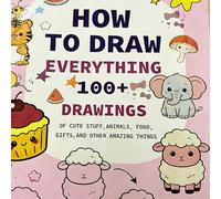 Generico Aprende a dibujar - Actividades artísticas divertidas e interactivas - Libro de dibujo para niños | Para principiantes Actividades Casa Viaje Escuela Regalo