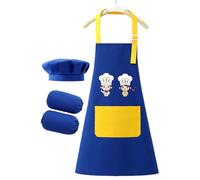 Generico Aprons For Kids, Paint Apron For Kids, Adjustable Coat Craft For Ages 2-12 Baking Painting Cooking Mealtime Classroom Home Garden Kitchen Outdoor School Kindergarten, Zafiro, riferimento