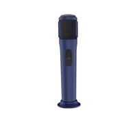 Genérico Apto para JBL PartyBox Micrófono inalámbrico Funda Protectora de Silicona con Base (Azul)