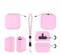 Genérico Apto para Takara Tomy Punirunzu, Bolsa de Almacenamiento a Prueba de Polvo y Golpes, Estuche portátil para Mascotas con Correa de Mano (Rosa.)