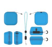 Genérico Apto para Takara Tomy Punirunzu, Bolsa de Almacenamiento a Prueba de Polvo y Golpes, Estuche portátil para Mascotas con Correa de Mano (Azul.)
