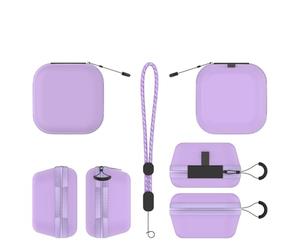 Genérico Apto para Takara Tomy Punirunzu, Bolsa de Almacenamiento a Prueba de Polvo y Golpes, Estuche portátil para Mascotas con Correa de Mano (Morado.)
