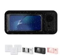 Genérico Aqua Play - Waterproof Phone Holder, Shower Phone Holder with Speaker, Waterproof & Fog-Proof, 60° Fixed Opening Angle for Pick-Up and Placement (Black)