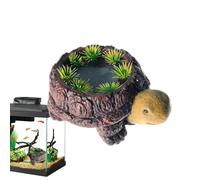 Genérico Aquarium Air Stone - 8cm Resin Turtle Shaped Bubble Stone, Quiet Fish Tank Bubbler, Decorative Ornament | For Ponds Buckets Home Hydroponics Office Decoration