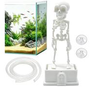 Genérico Aquarium Bubbler Decor | Halloween Dancing Skeleton
