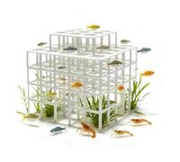 Generico Aquarium Cave - 3D Printed 8x8cm | Shelter Decor | Natural Compact Aquatic Resting Enrichment Breeding Habitat for Betta Crayfish Axolotl Guppy Corydora