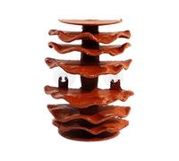 Generico Aquarium Cave - 9 x 7 x 3,5 cm Resin Betta Habitat Ornament Decoration, Hollow Tunnel Fish Tank Shelter For Shrimp - For Betta Guppy Resting Hideaway Breeding Playing