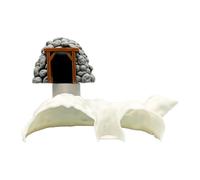 Genérico Aquarium Cave for Betta Fish - Smooth Interior Shrimp Habitat & Fish Tank Tunnel, Snag-Free Hiding Spot for, Corys & Small Cichlids, Safe Resin Hardscape for Nano Tanks